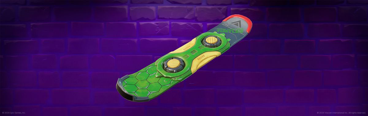 Fortnite TMNT-themed Driftboard