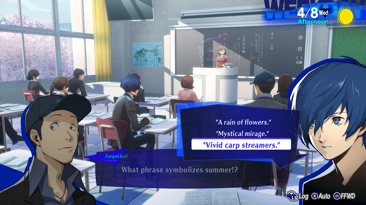 Persona 3 Reload guide: Classroom answers and questions