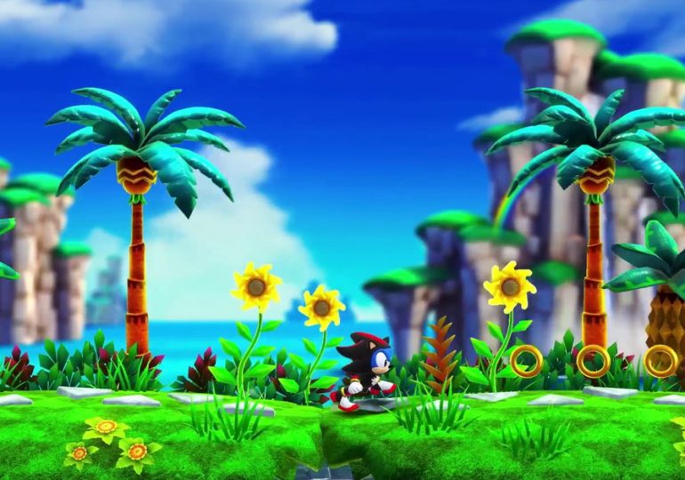 Sonic the Hedgehog dressed as Shadow broke my brain