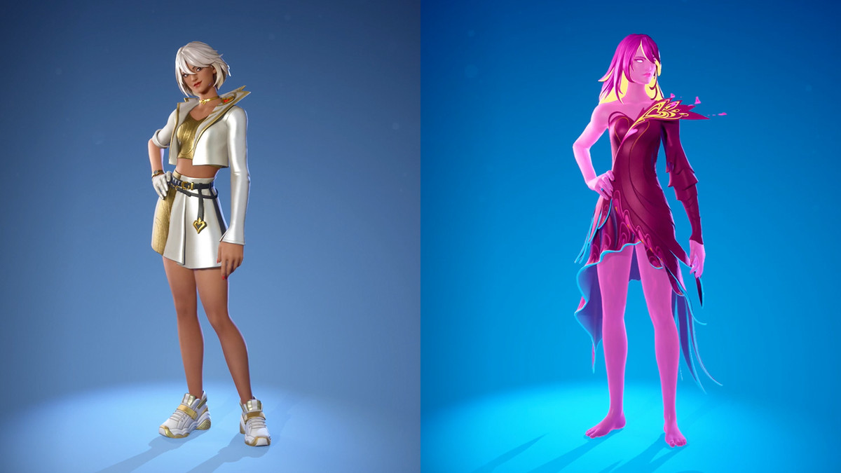 Fortnite Myths &amp; Mortals Aphrodite and Immortal Aphrodite skins