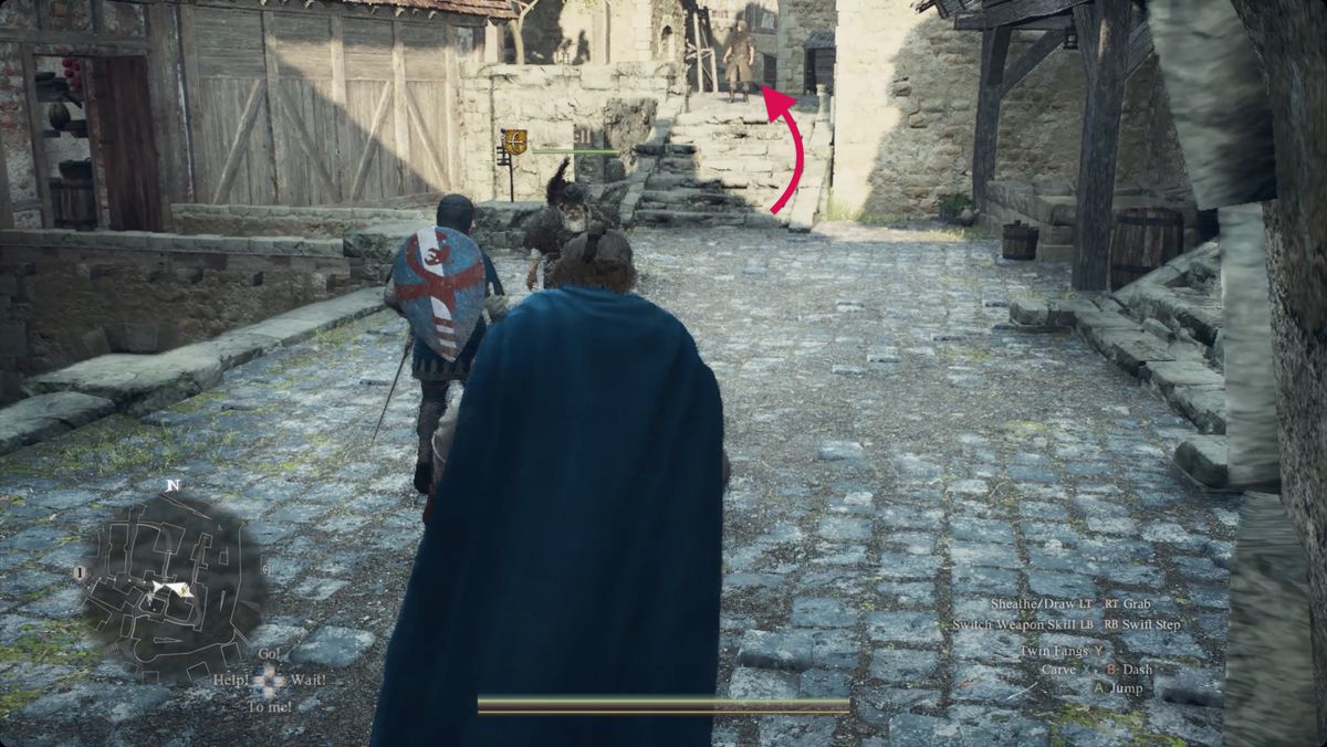 Dragon’s Dogma 2 spotting the Arisen’s pursuer