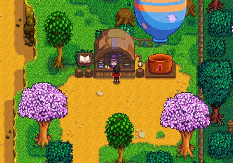 Where to find the bookseller in Stardew Valley