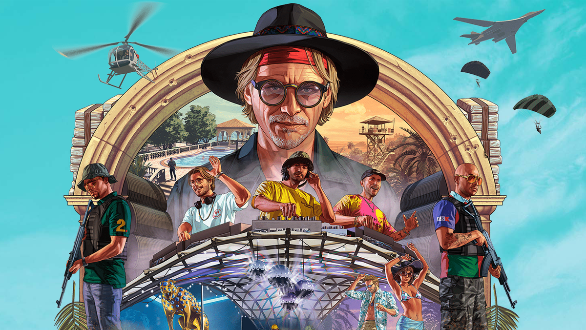 GTA Online promo art for the Cayo Perico Heist