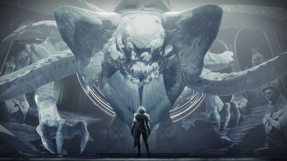 Mara confronts the spirit of Riven in Destiny 2: Season of the Wish