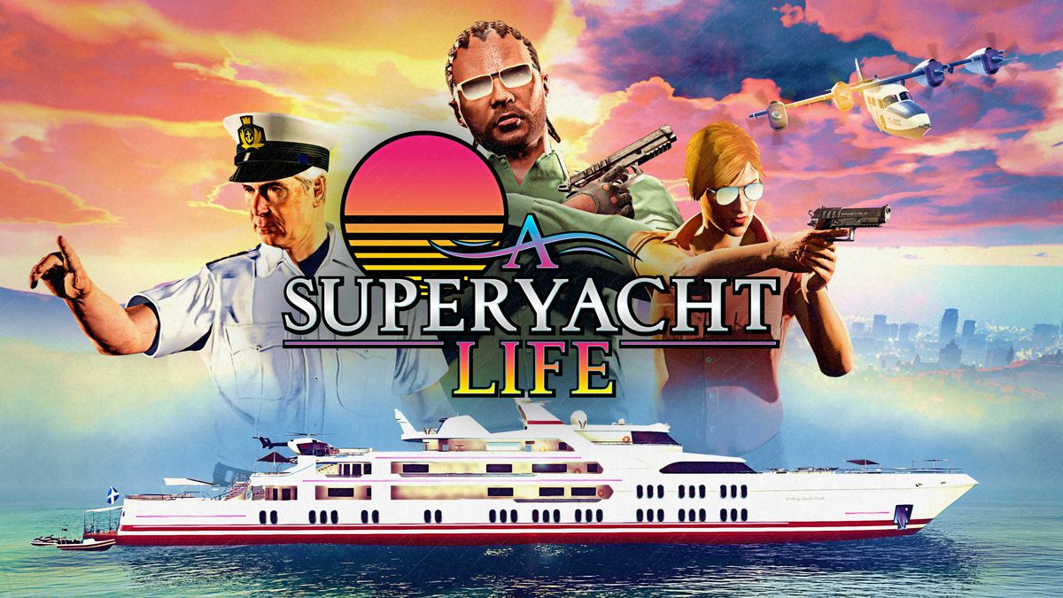 GTA Online promo art for Superyacht Life missions