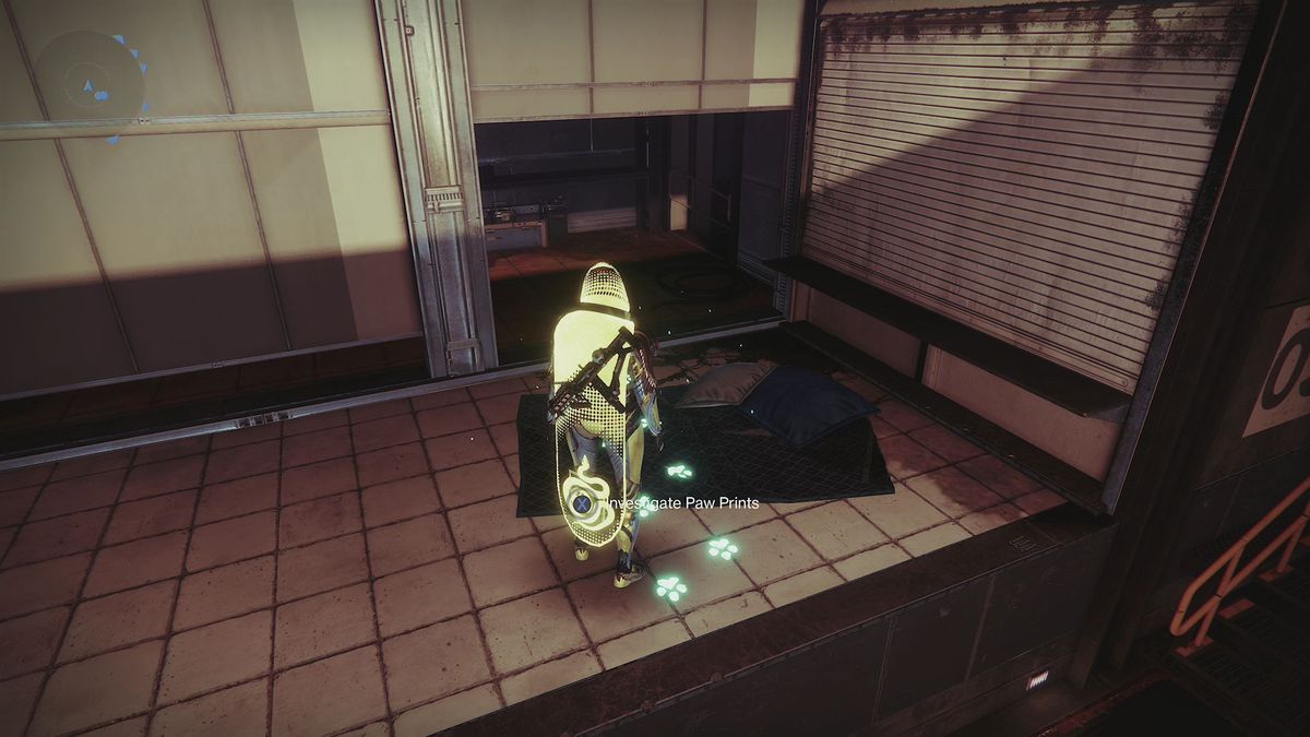 A Guardian standing over Paw Prints in Destiny 2