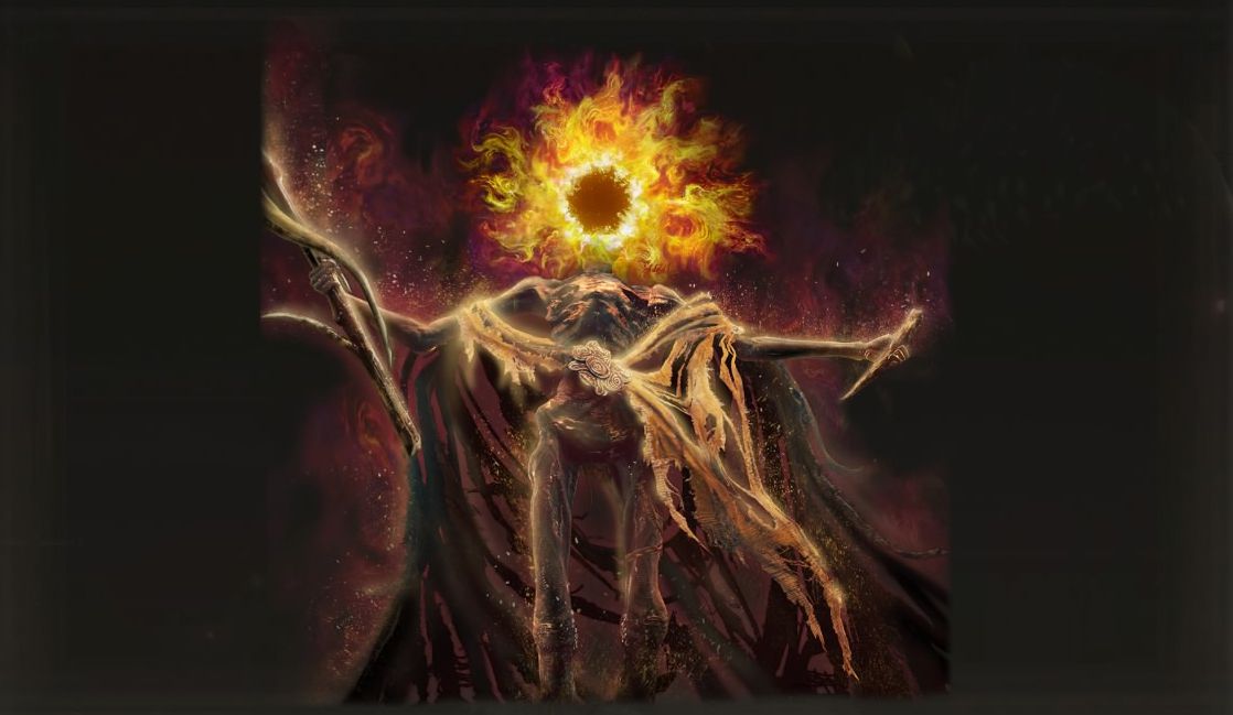 Artwork of the Midra, Lord of Frenzied Flame Remembrance from Elden Ring: Shadow of the Erdtree