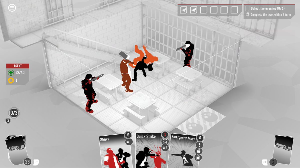 Fights In Tight Spaces gameplay, as the protagonist suplexes an opponent