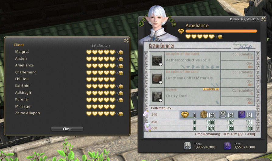 Where to unlock all custom deliveries in FFXIV