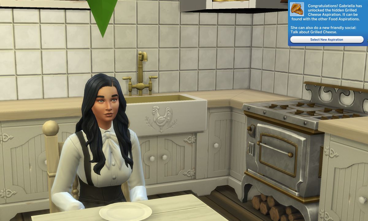 An unlockable aspiration turned my Sim into a murdering, rocket-building cheese fiend