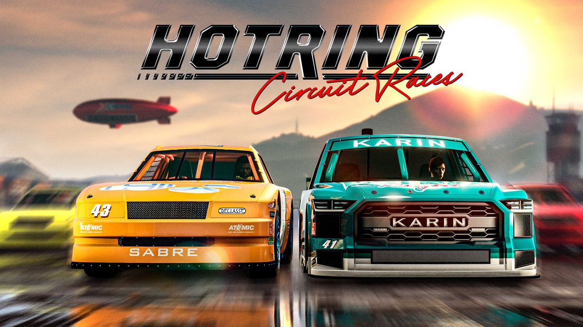 GTA Online promo art for Hotring Circuit Races