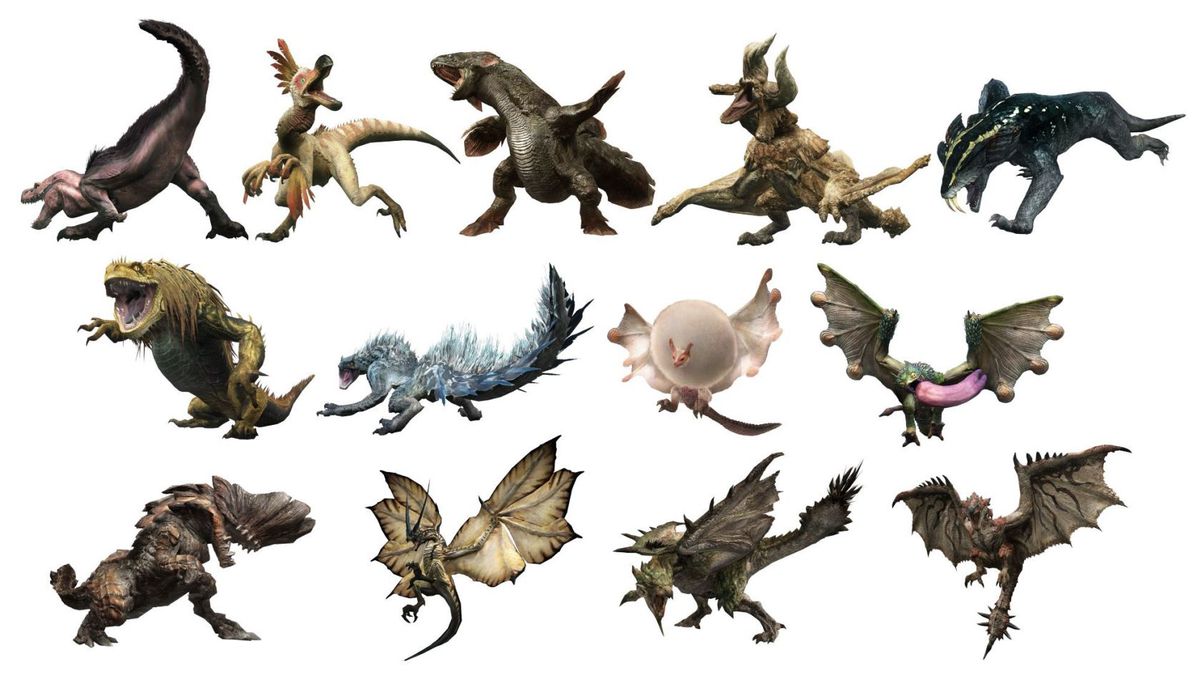 Monster Hunter Now monster list