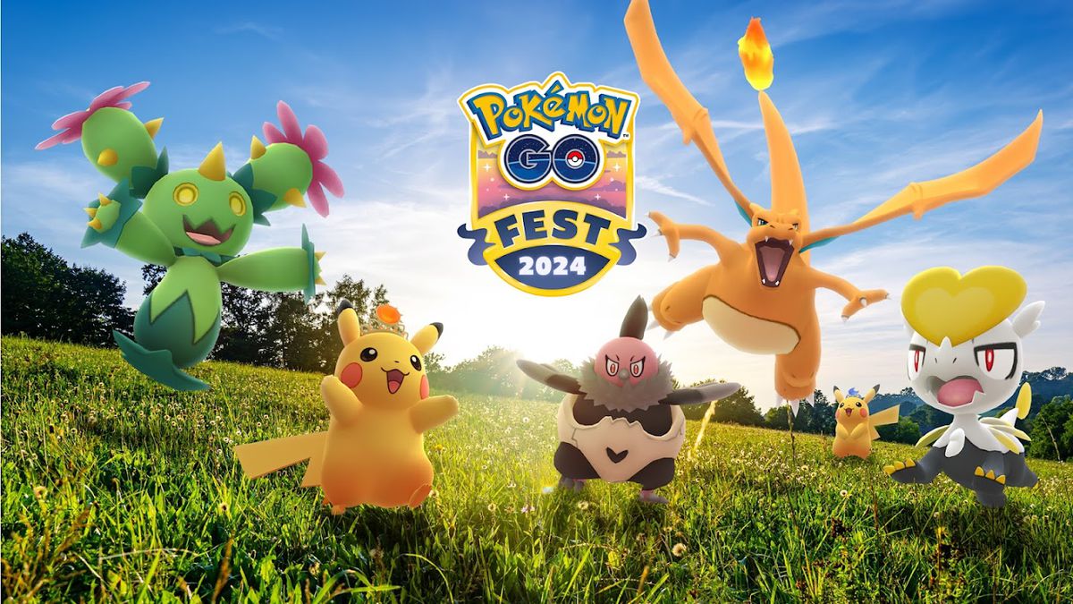 A promotional image for Pokémon Go Fest 2024